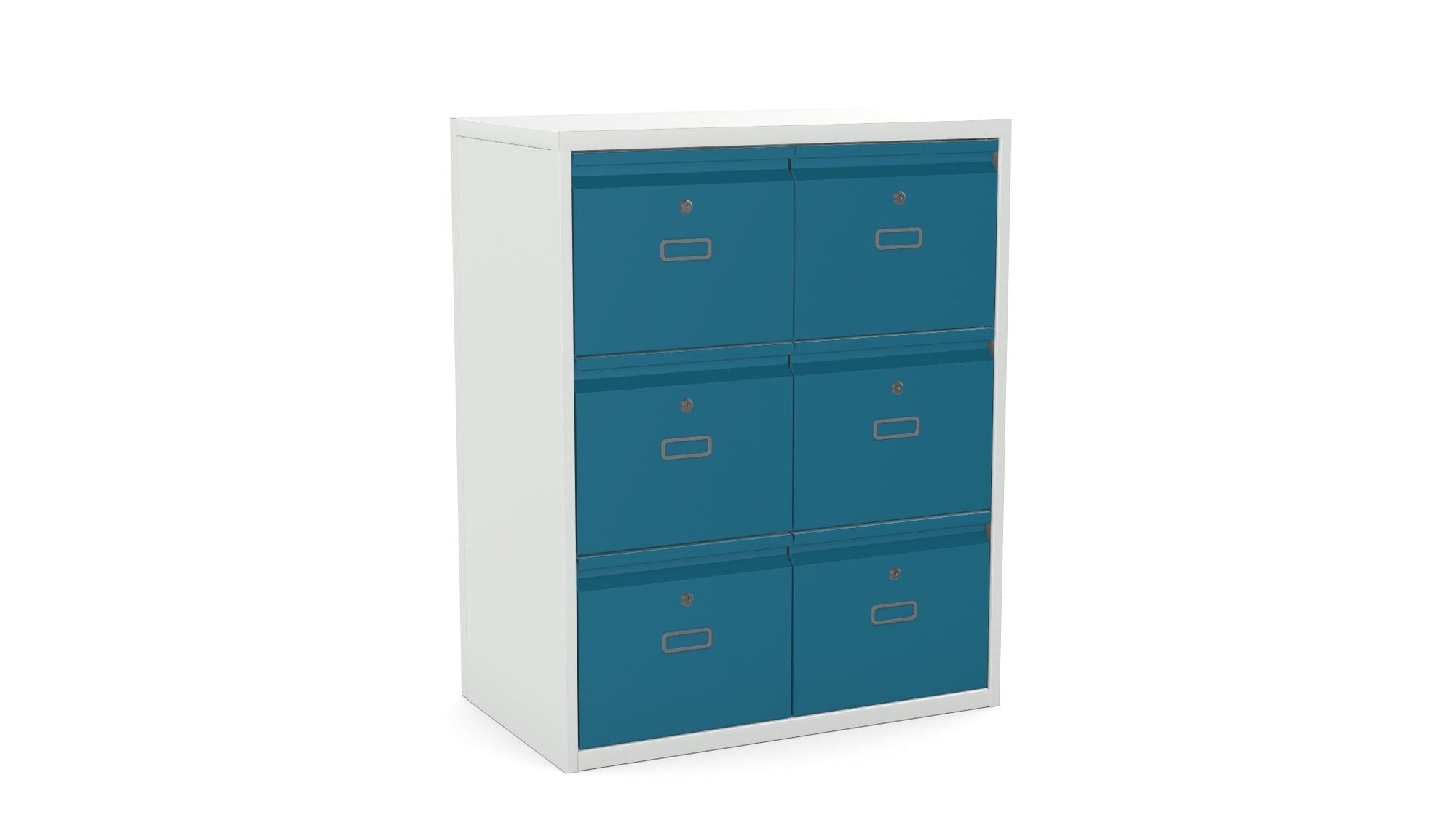 Office Lodge Drawer 4, 6 or 8 Drawers Silverline Freedom HDPDS30OW 7 Office Furniture and Home Remote Working