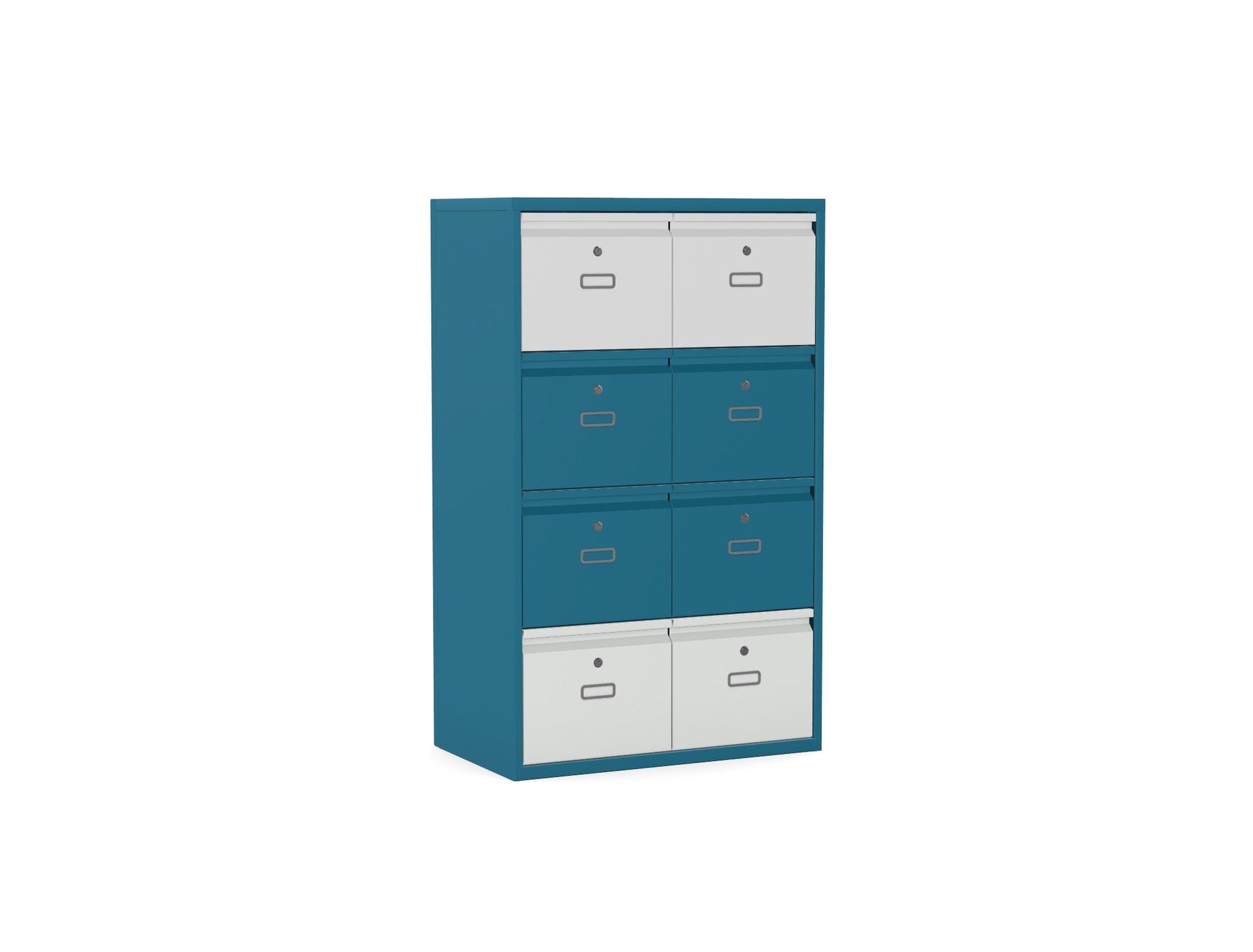 Office Lodge Drawer 4, 6 or 8 Drawers Silverline Freedom HDPDS30OW 6 Office Furniture and Home Remote Working