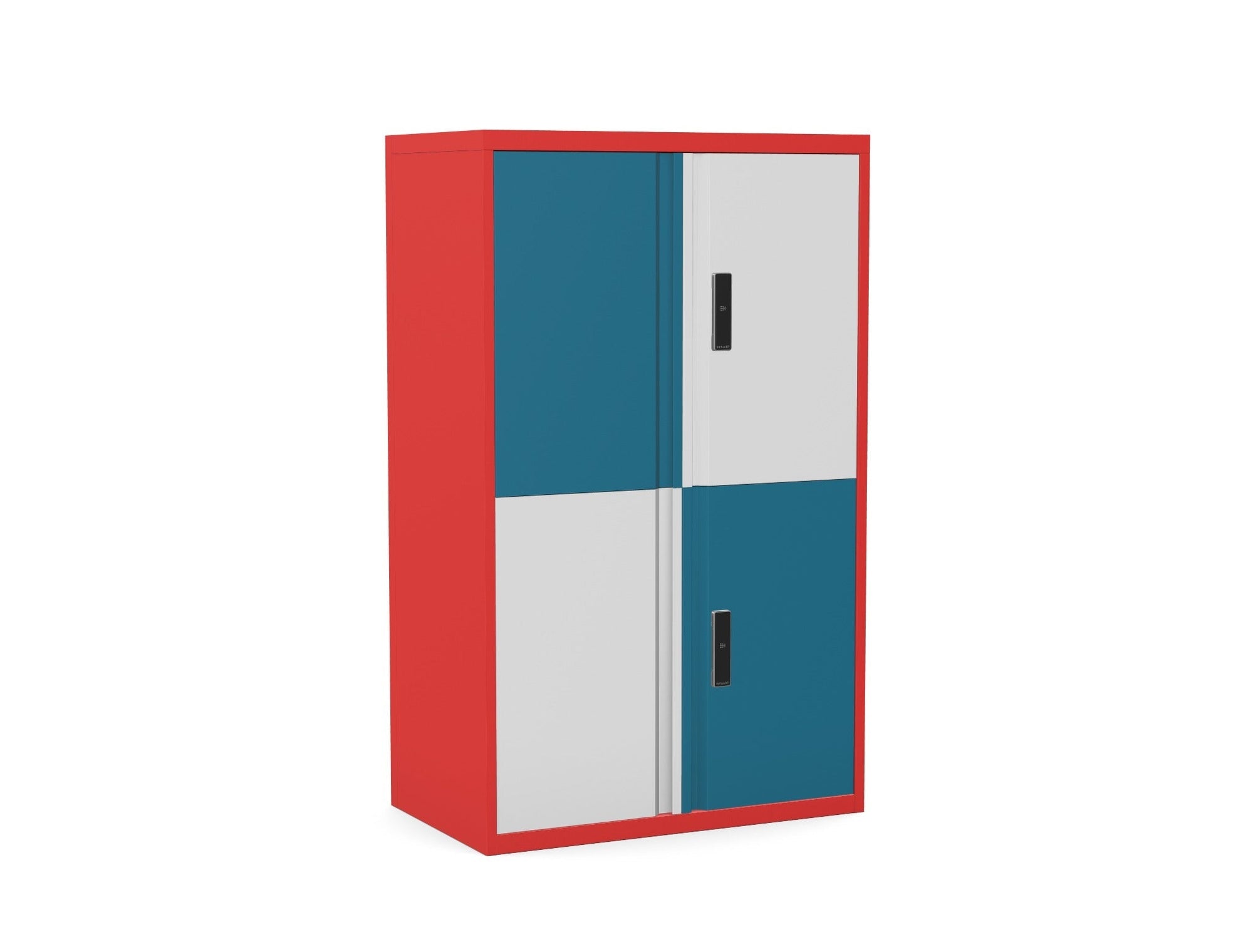 Office Lodge Filing Cupboard 4 Doors Silverline Freedom HDLFCS30SD- 8 Office Furniture and Home Remote Working