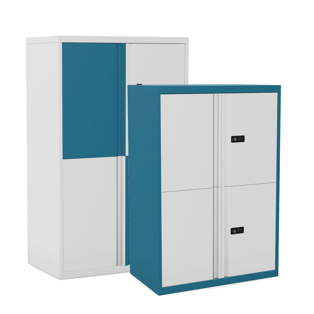 Office Lodge Filing Cupboard 4 Doors Silverline Freedom HDLFCS30SD- 1 Office Furniture and Home Remote Working