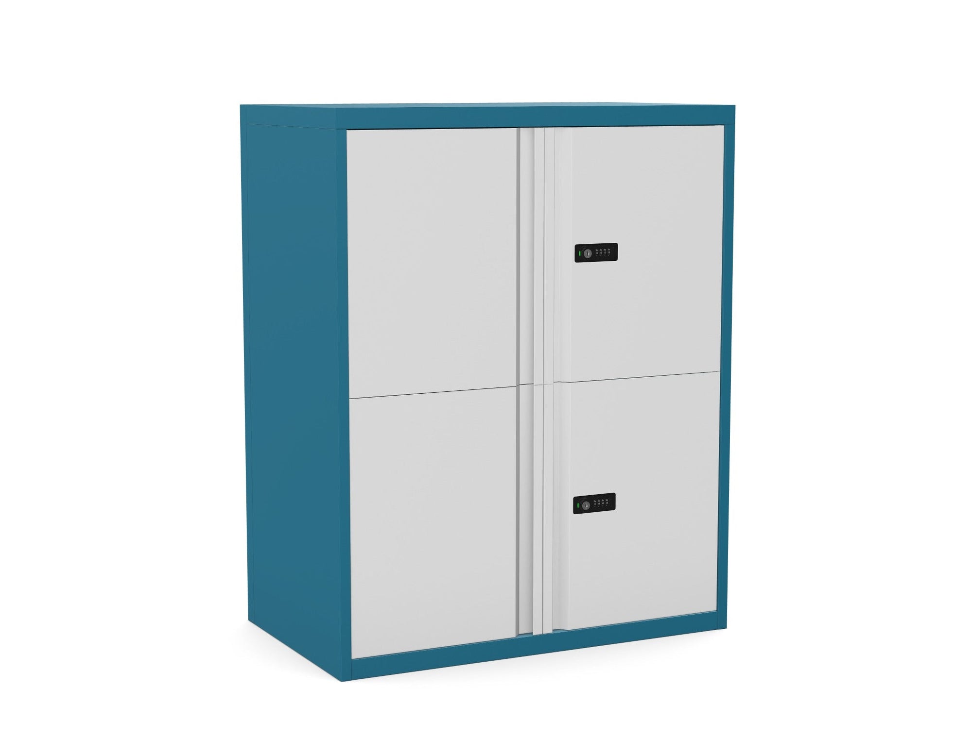 Office Lodge Filing Cupboard 4 Doors Silverline Freedom HDLFCS30SD- 2 Office Furniture and Home Remote Working