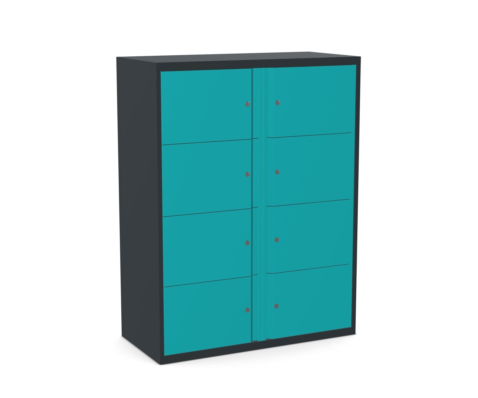 Office Lodge Lockers 4,6 or 8 Locker RFID, Mechanical Locks Silverline Freedom  HDPCS30OW- 8 Office Furniture