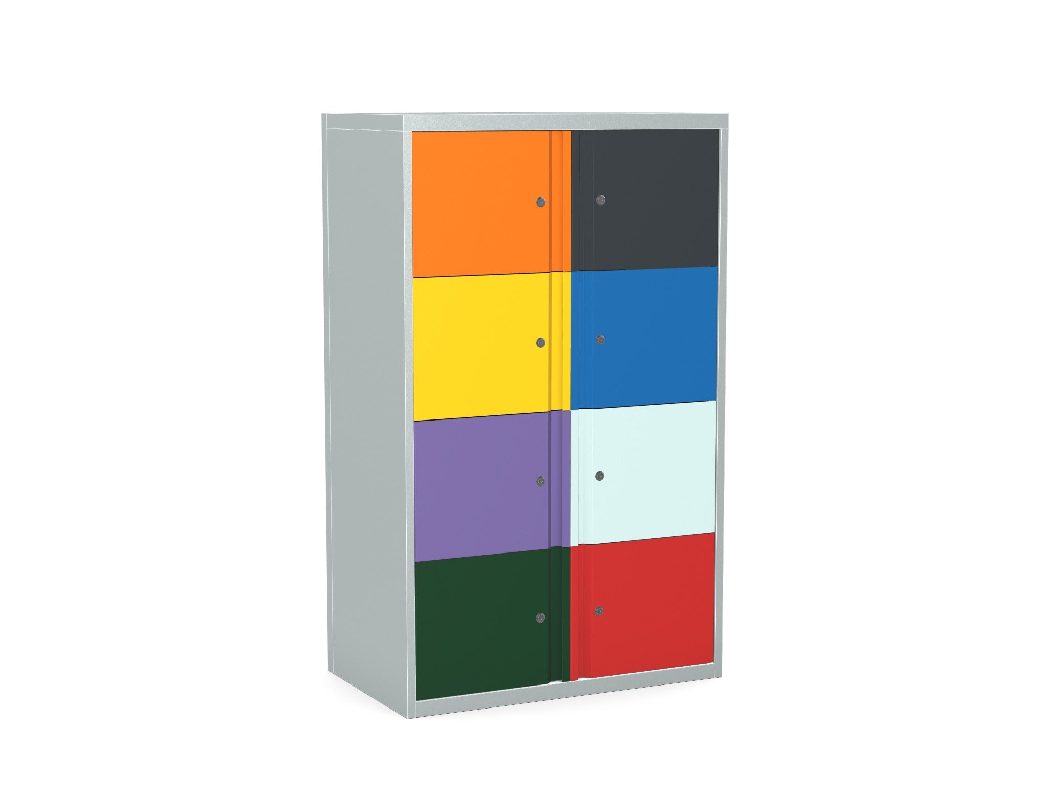 Office Lodge Lockers 4,6 or 8 Locker RFID, Mechanical Locks Silverline Freedom  HDPCS30OW- 7 Office Furniture