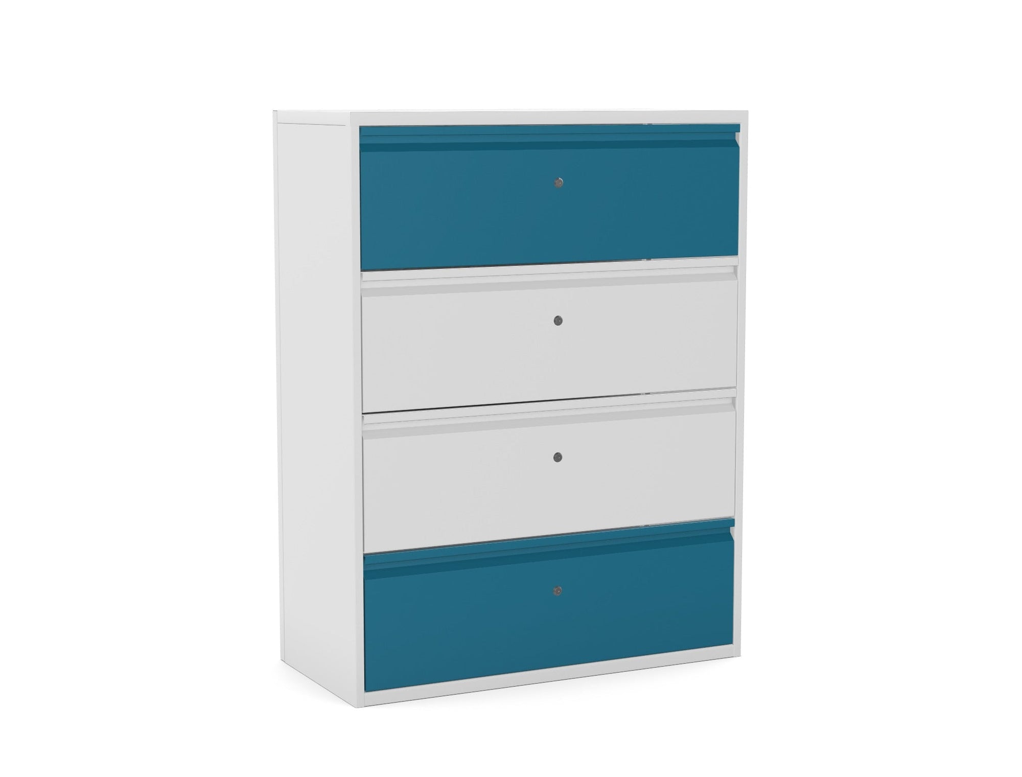 Office Lodge Side Filer 2,3,or 4 Drawer Silverline Freedom Large Filing Drawers HDFDS40SD- 5 Office Furniture