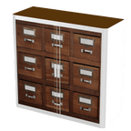 Office  Tambour Office Cupboard  100cm H with 2 shelves EOTAM1M-Office 5 Office Furniture and Home Remote Working