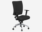 Office  OG3 High Back Swivel Task Chair Vario Adjustable Arms - Black 5 Office Furniture and Home Remote Working