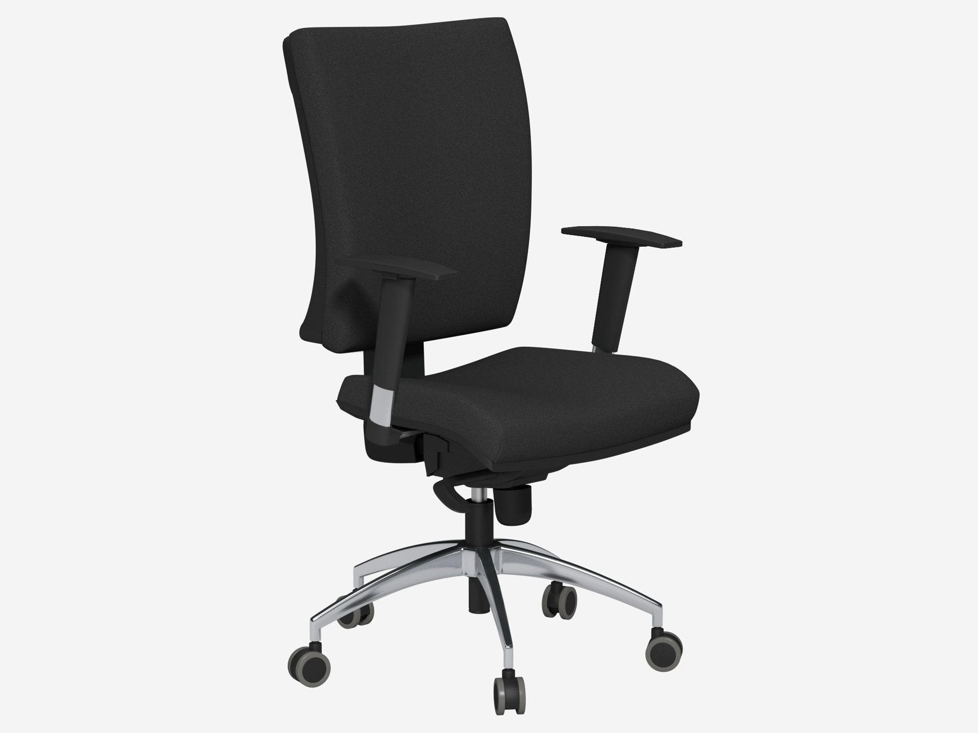 Office  OG3 High Back Swivel Task Chair Vario Adjustable Arms - Black 5 Office Furniture and Home Remote Working