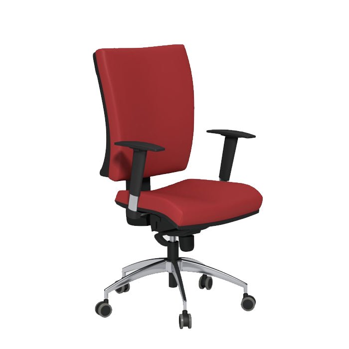 Office  OG3 High Back Swivel Task Chair Vario Adjustable Arms - Black 4 Office Furniture and Home Remote Working