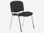 Office  O.I Series Chrome Frame - Best Black Fabric OI3F/BBK 4 Office Furniture and Home Remote Working