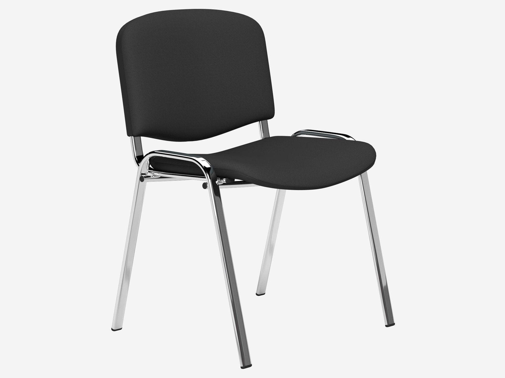 Office  O.I Series Chrome Frame - Best Black Fabric OI3F/BBK 4 Office Furniture and Home Remote Working