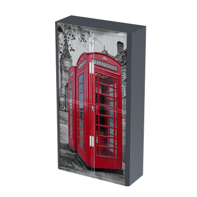 Personalise Your Own Easy Office Tambour Cupboard 200cm H with 4 shelves Black EOTAM2M-Black 3 Office Furniture