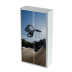 Personalise Your Own Easy Office Tambour Cupboard 200cm H with 4 shelves Black EOTAM2M-Black 8 Office Furniture