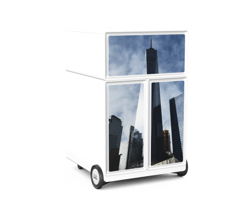 Personalise Your Own Easy Pedestal 1 Horizontal 2 Vertical Drawer EBHVX2-Config 6 Office Furniture