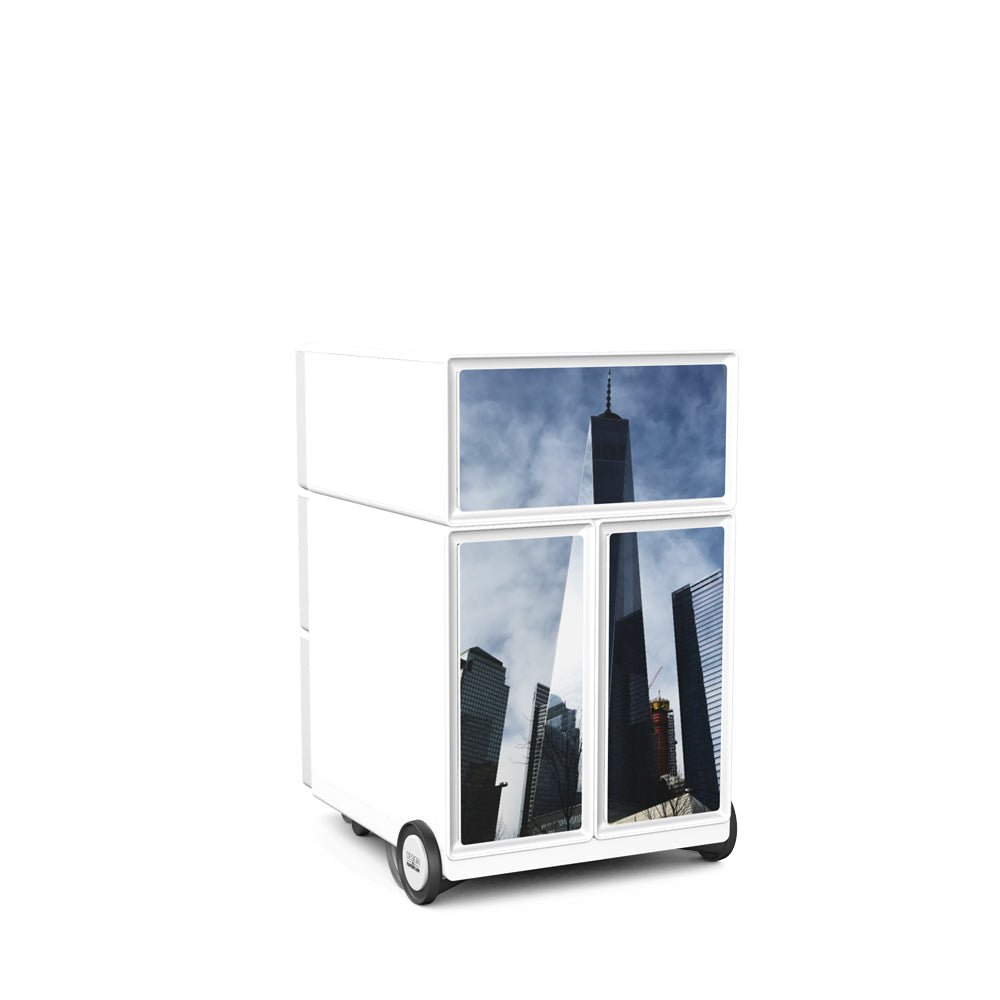 Personalise Your Own Easy Pedestal 1 Horizontal 2 Vertical Drawer EBHVX2-Config 1 Office Furniture