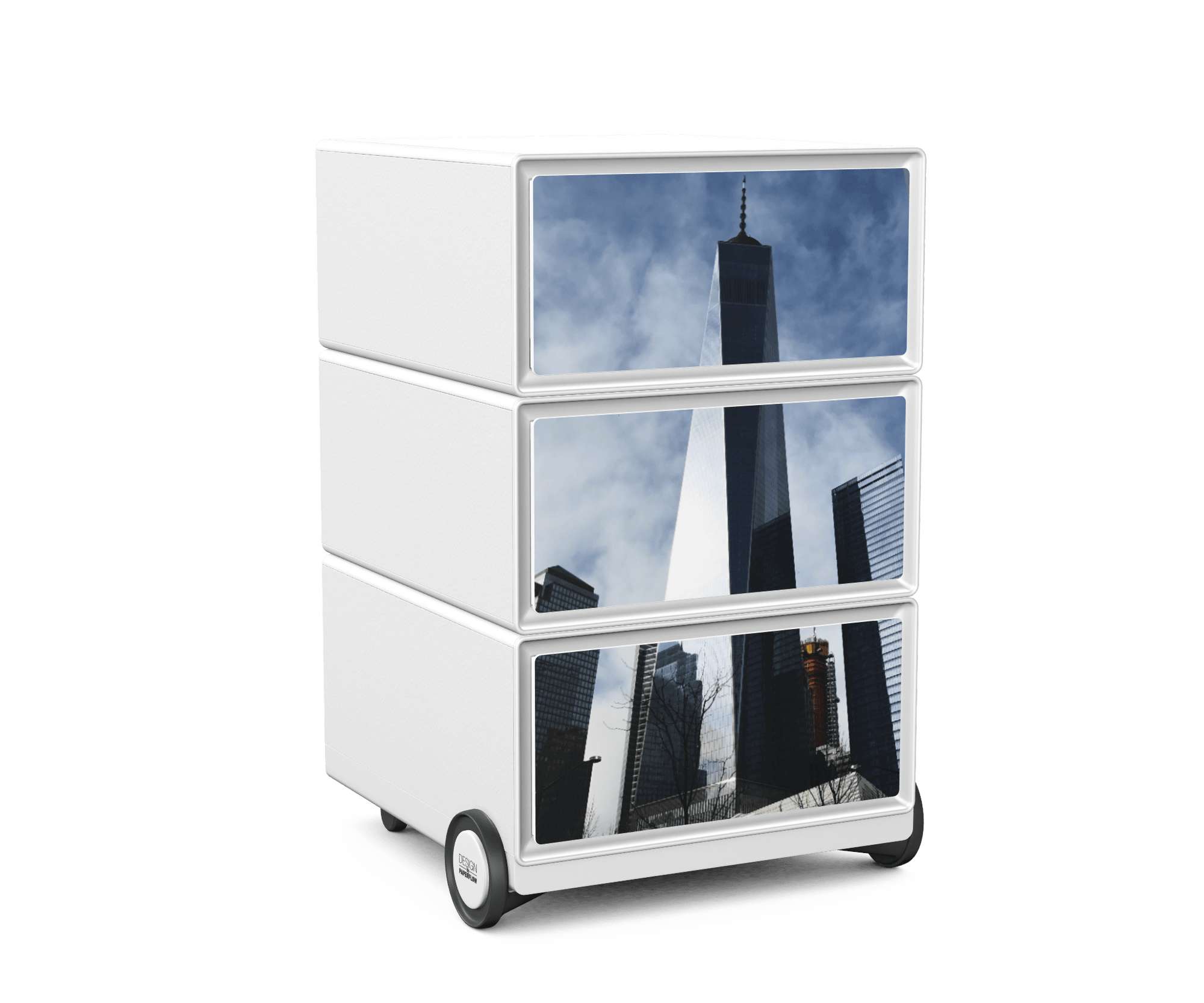 Personalise  Your Own Easy Pedestal  3 Horizontal Dwr EBGHX3-Config 5 Office Furniture and Home Remote Working