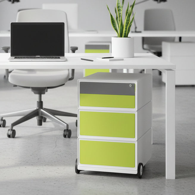 Personalise  Your Own Easy Pedestal 4 Horizontal Dwr EBGHPH-Config 1 Office Furniture and Home Remote Working
