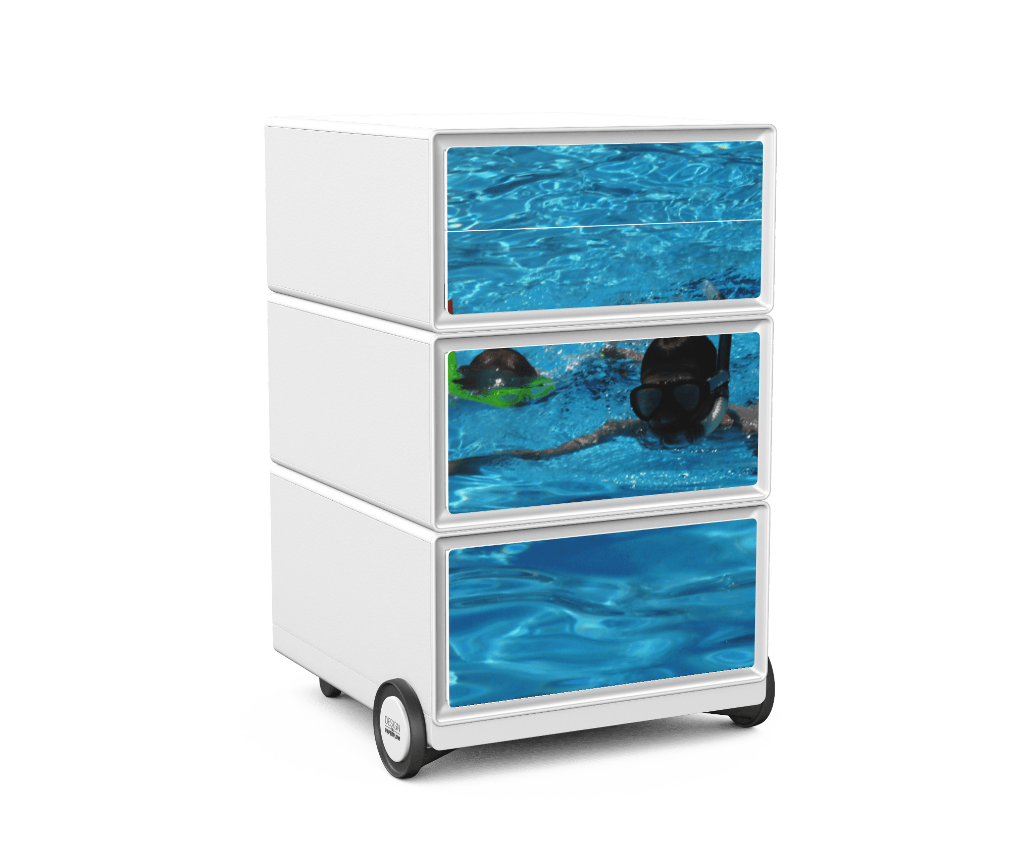 Personalise  Your Own Easy Pedestal 4 Horizontal Dwr EBGHPH-Config 4 Office Furniture and Home Remote Working