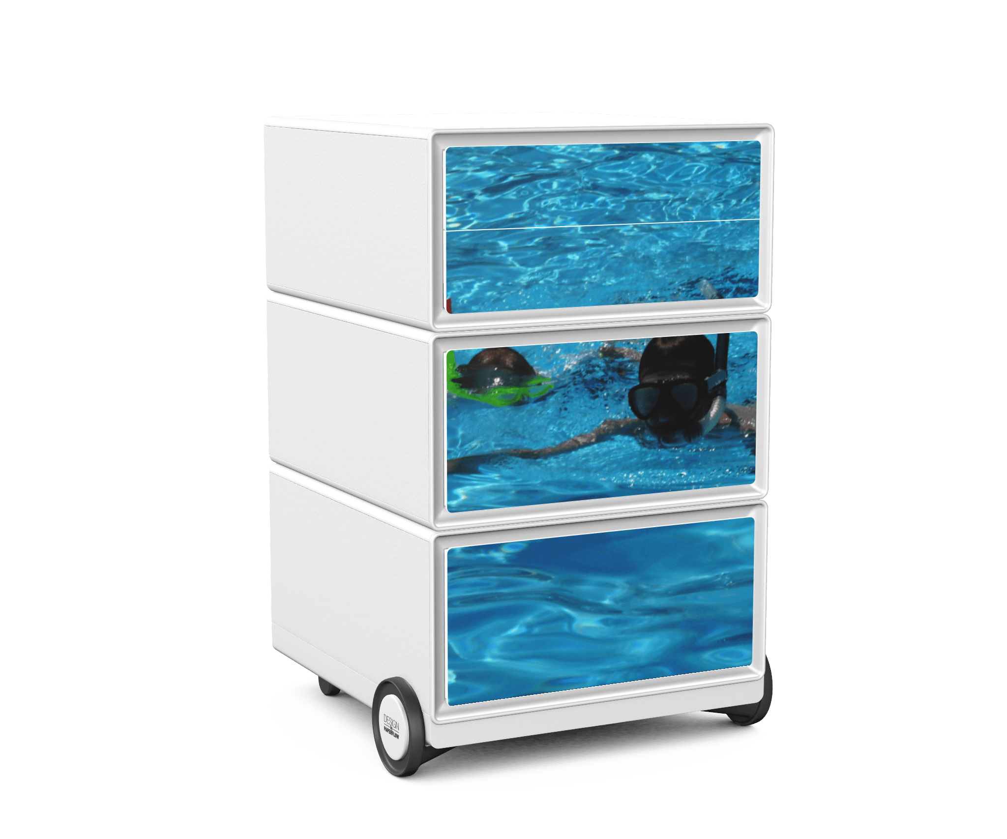 Personalise  Your Own Easy Pedestal 4 Horizontal Dwr EBGHPH-Config 4 Office Furniture and Home Remote Working