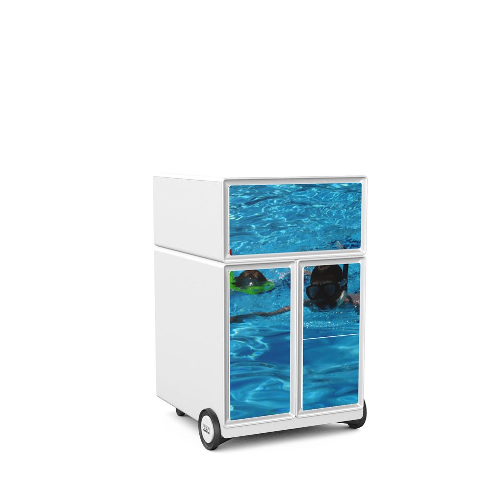 Personalise  Your Own Easy Pedestall 1 Horizontal 3 X Storage EBHVCV-Config 1 Office Furniture and Home Remote Working