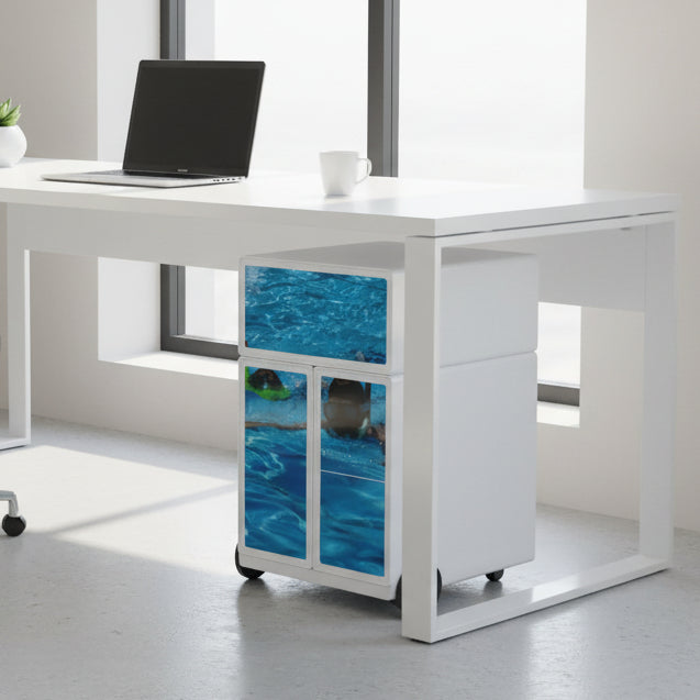 Personalise  Your Own Easy Pedestall 1 Horizontal 3 X Storage EBHVCV-Config 1 Office Furniture and Home Remote Working
