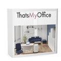 Personalise Your Easy office Tambour Cupboard  100cm H with 2 shelves EOTAM1M-White 3 Office Furniture