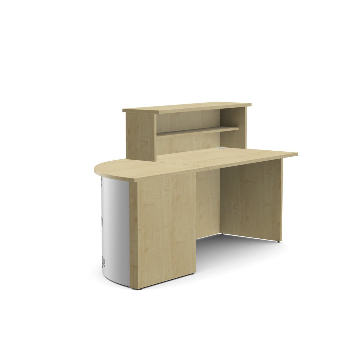 Ashford Reception Desk With logo or image 9 Office Furniture and Home Remote Working