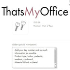 Replacement Keys 2 Office Furniture and Home Remote Working