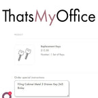 Replacement Keys 3 Office Furniture and Home Remote Working