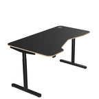   Round Leg Sit Stand Desk K Top 160cm Wide Left or Right Hand RoundE 2 Office Furniture and Home Remote Working