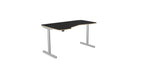   Round Leg Sit Stand Desk K Top 160cm Wide Left or Right Hand RoundE 5 Office Furniture and Home Remote Working