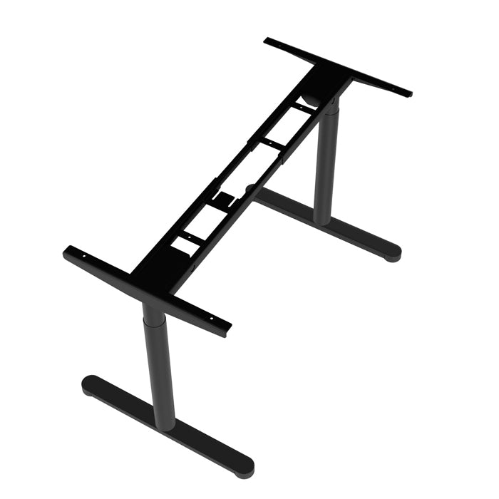 Office  Round Leg Sit Stand Desk Frame 120,140,160cm Wide RoundE 2 Office Furniture and Home Remote Working
