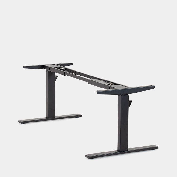 Office  Round Leg Sit Stand Desk Frame 120,140,160cm Wide RoundE 3 Office Furniture and Home Remote Working