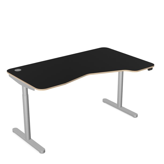 Gaming Sit Stand Desk K Top 160cm LHorRH ROUNDEPLYKR16 THATSMYOFFICE