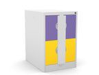 Secure 2 drawer Filing Cabinet Budget Kontrax Filer Cabinet Silverline FCEC2FSec - THATSMYOFFICE