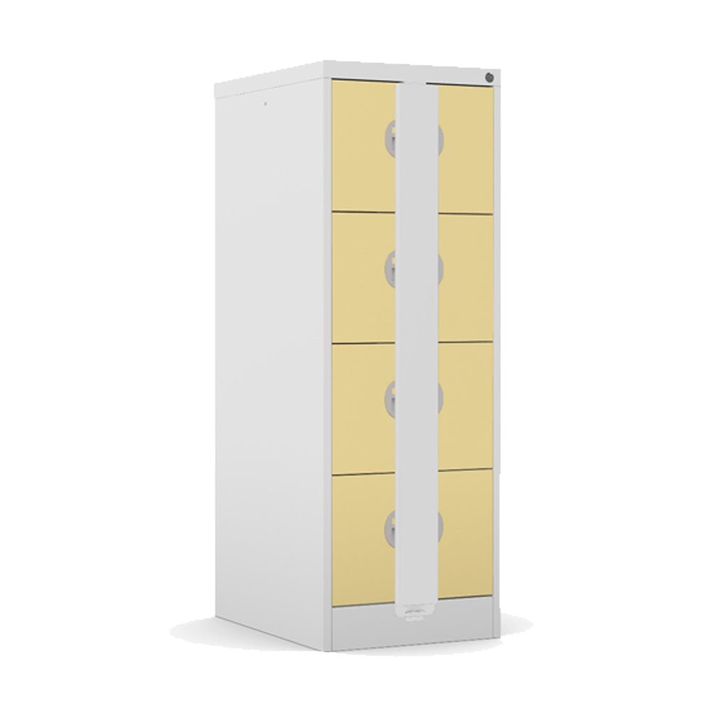 Security Filing Cabinet Budget Kontrax Filer Cabinet 4 drawer Silverline FCEC4FSec - THATSMYOFFICE