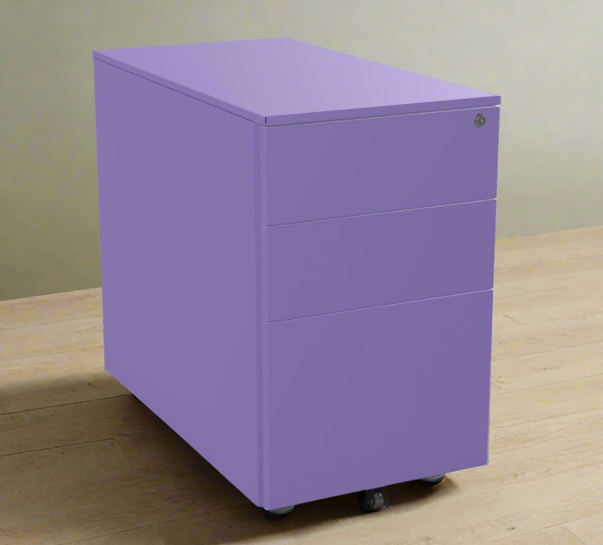 Silverline Desk High Pedestal on feet 2 Personal +1 Filing Dwr 80cm Deep PDDH83SD-Config 3 Office Furniture