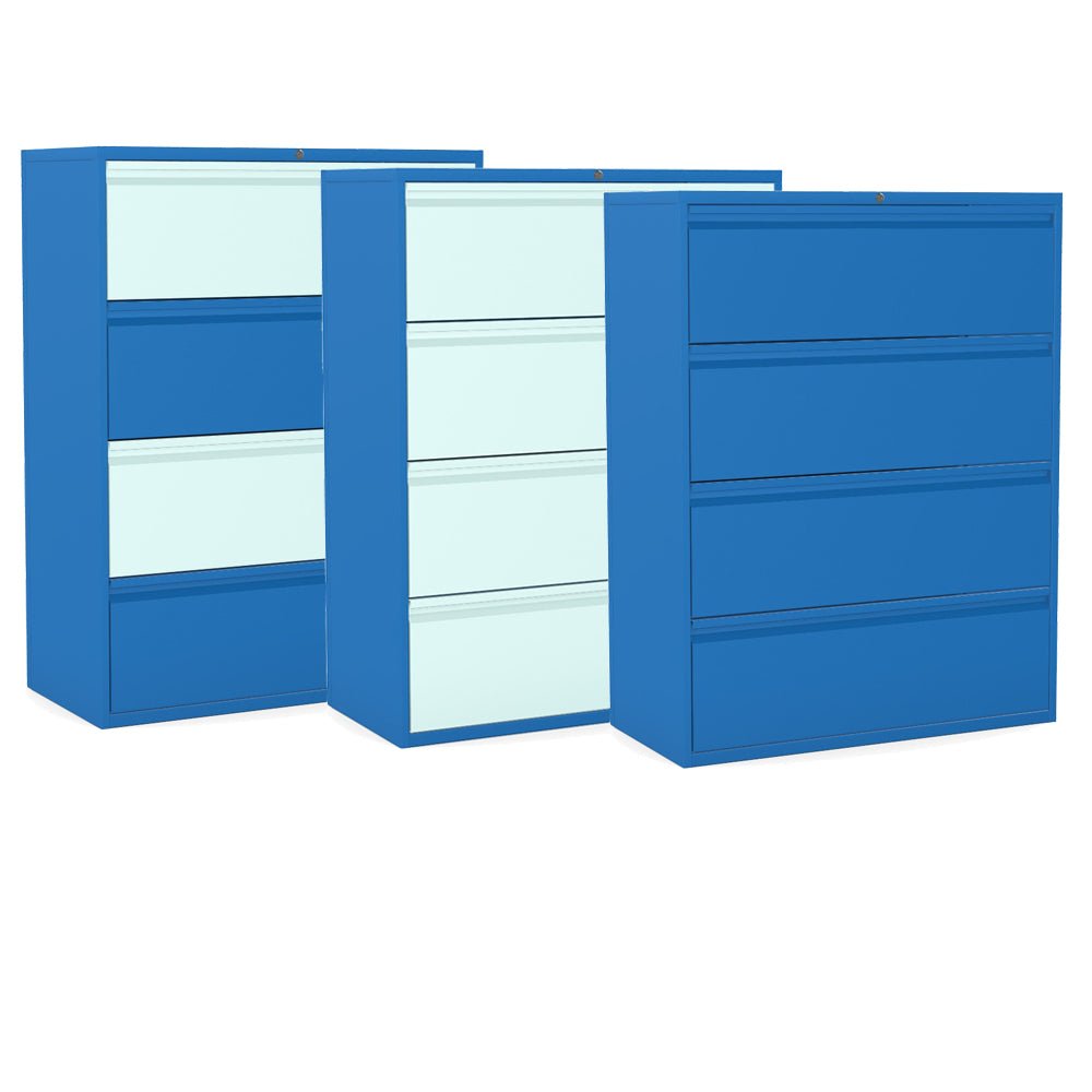 Silverline Freedom Side Filer 4 drawer FR40OWD4-80 or 100cm Wide 2 Office Furniture and Home Remote Working