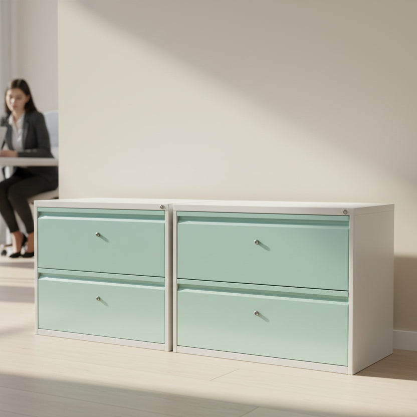 Silverline Freedom Side Filer Individual Locking 2 drawer FR21OWDL6 5 Office Furniture and Home Remote Working