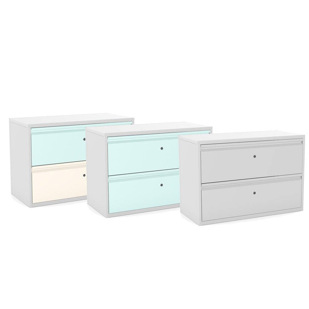 Silverline Freedom Side Filer Individual Locking 2 drawer FR21OWDL3 2 Office Furniture and Home Remote Working