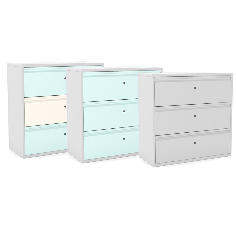 Silverline Freedom Side Filer Individual Locking 3 Drawer FR30OWDL4 2 Office Furniture and Home Remote Working