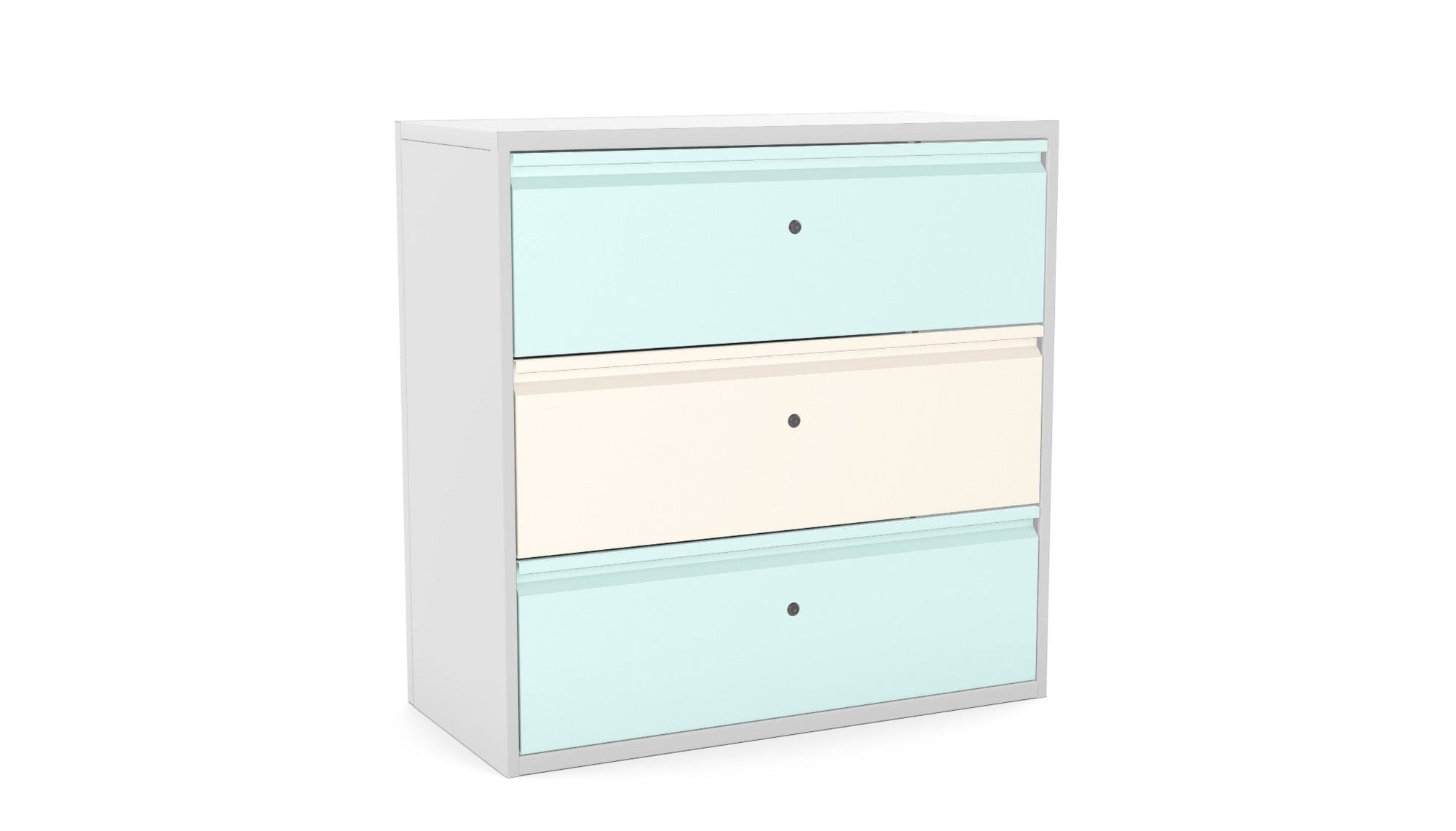 Silverline Freedom Side Filer Individual Locking 3 Drawer FR30OWDL6 4 Office Furniture and Home Remote Working