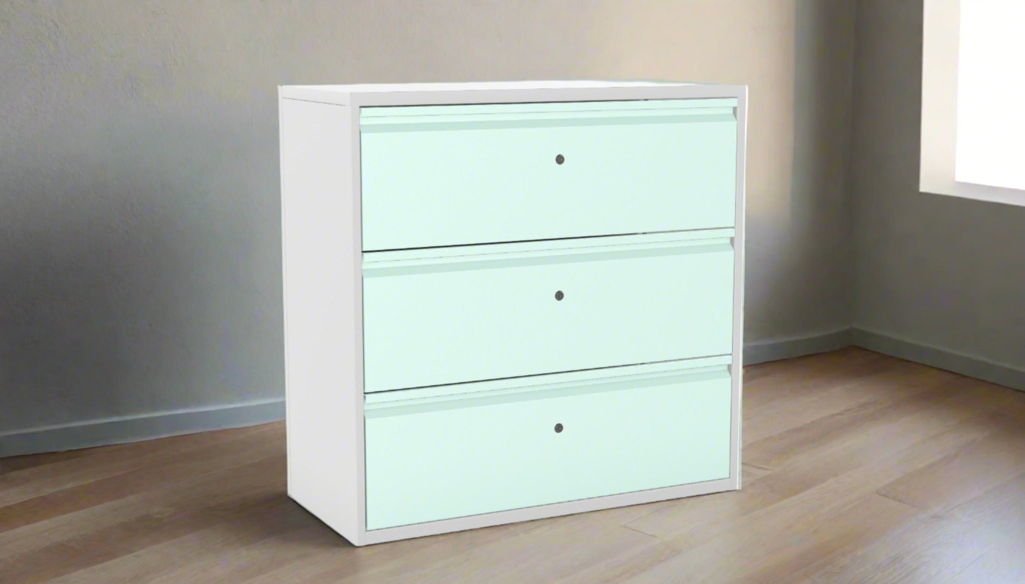 Silverline Freedom Side Filer Individual Locking 3 Drawer FR30OWDL7 5 Office Furniture and Home Remote Working