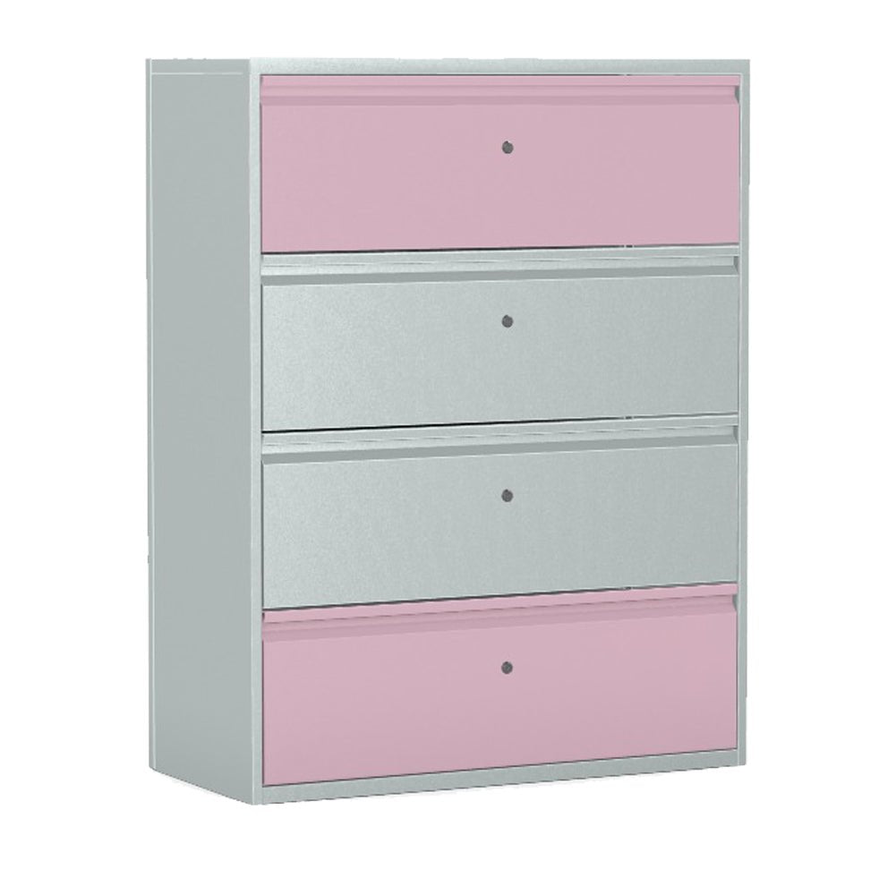 Silverline Freedom Side Filer Individual Locking 4 Drawer FR40OWDL4 1 Office Furniture and Home Remote Working