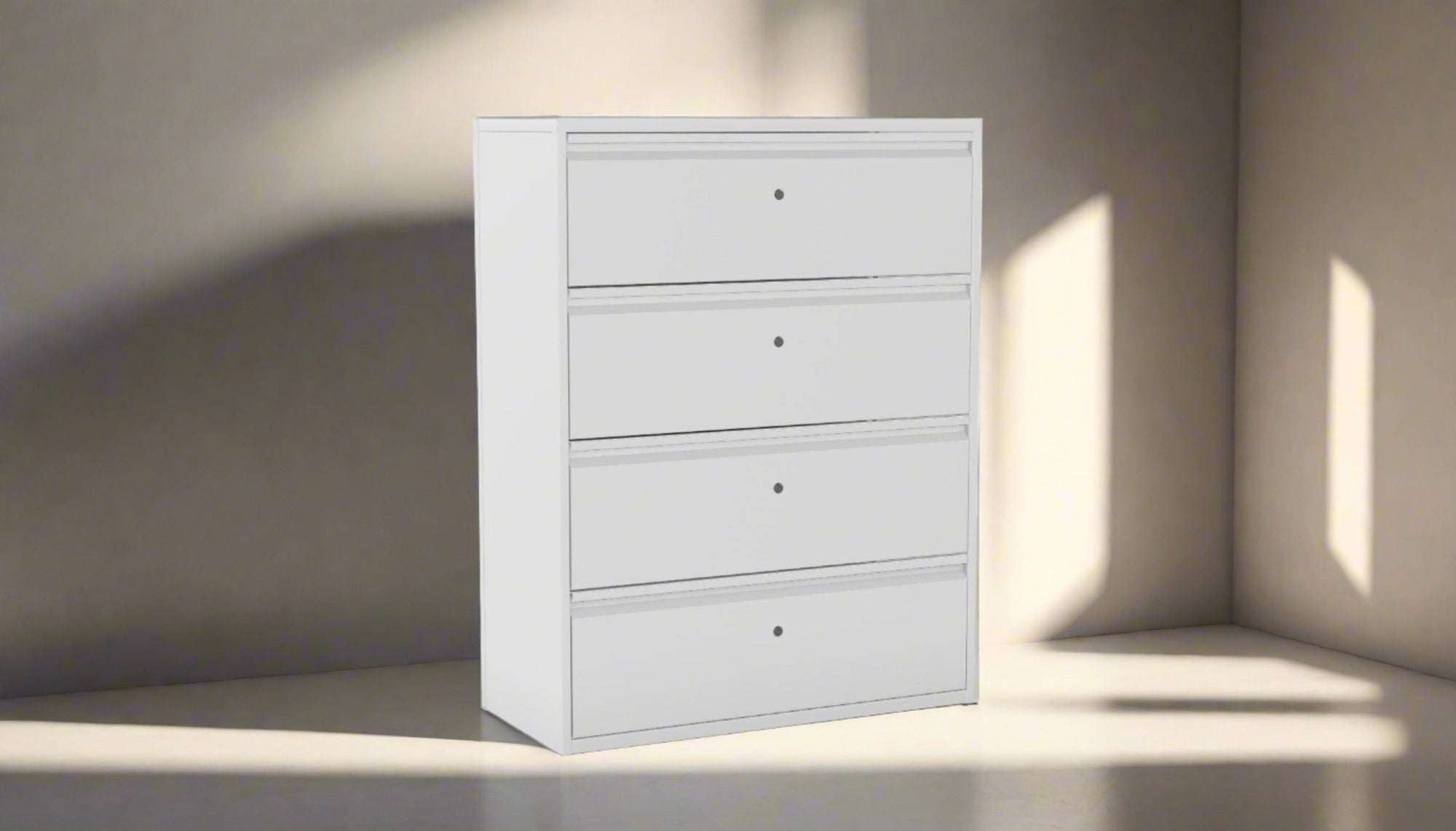 Silverline Freedom Side Filer Individual Locking 4 Drawer FR40OWDL6 3 Office Furniture and Home Remote Working