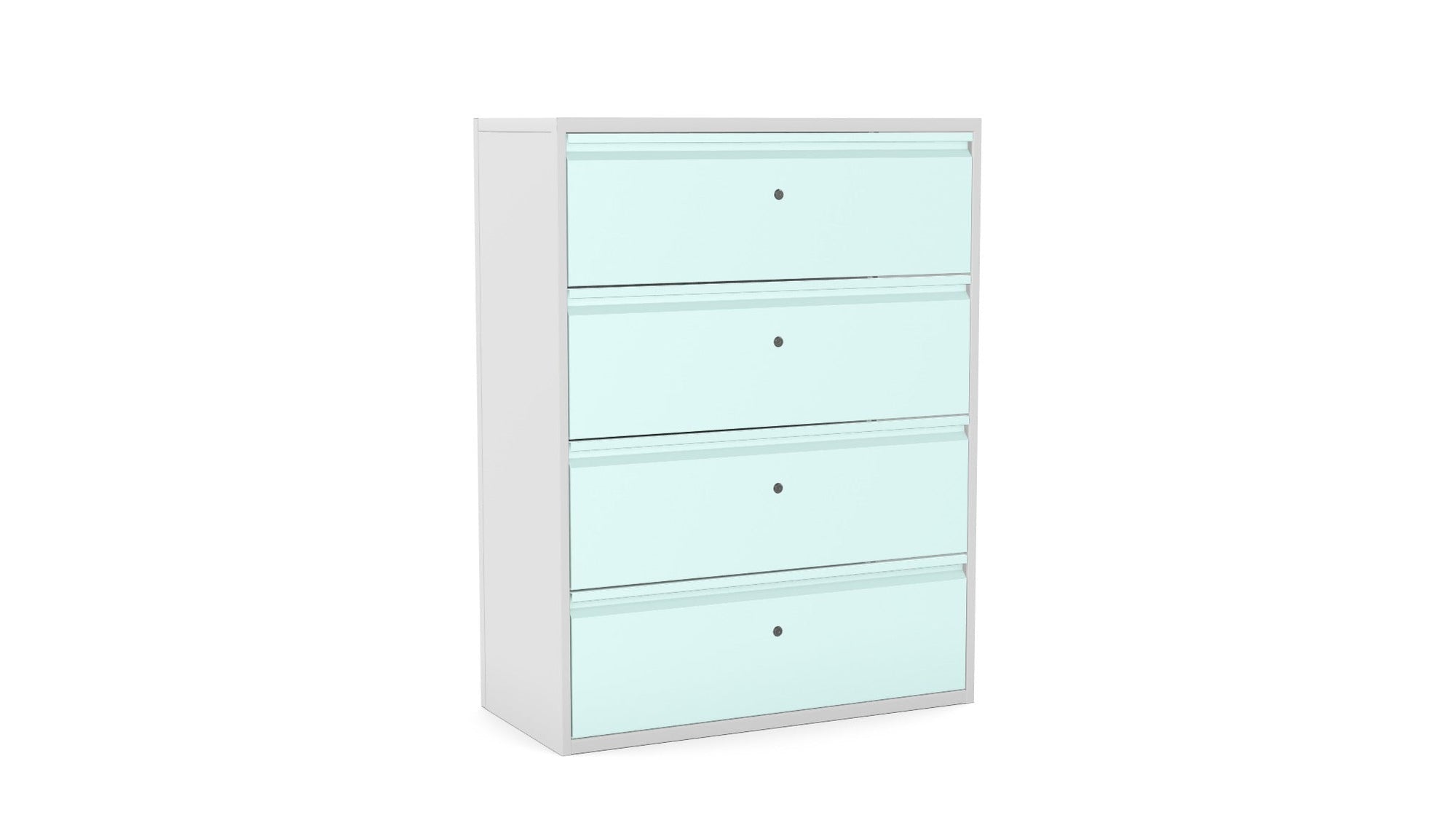 Silverline Freedom Side Filer Individual Locking 4 Drawer FR40OWDL7 4 Office Furniture and Home Remote Working