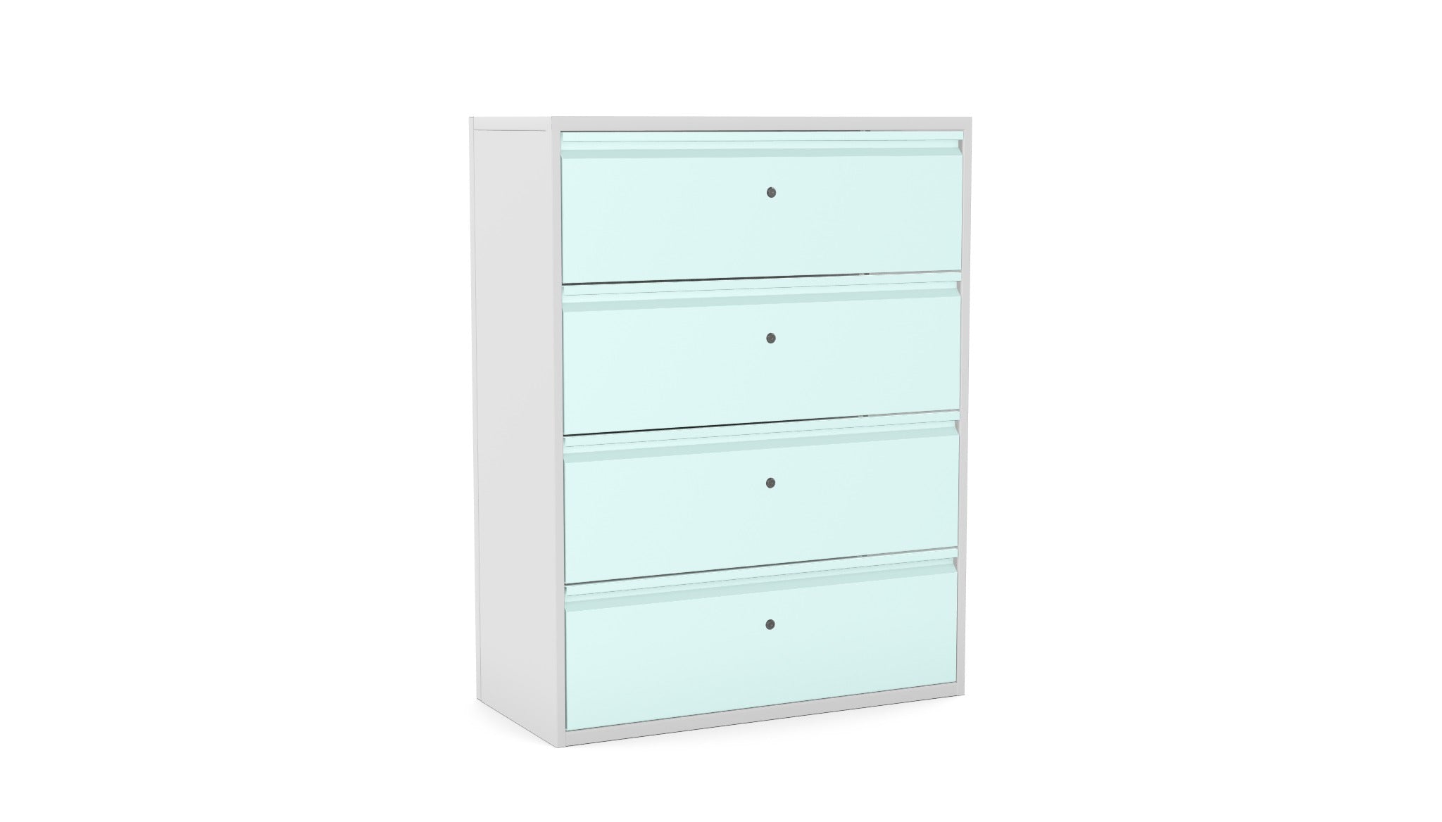 Silverline Freedom Side Filer Individual Locking 4 Drawer FR40OWDL7 4 Office Furniture and Home Remote Working