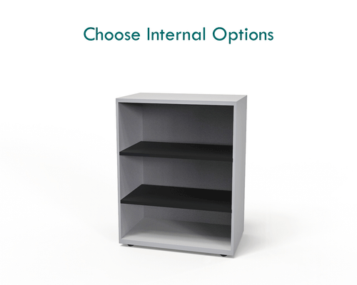 Silverline Freedom Side Opening Tambour 100cm High FR30OWT- 2 Office Furniture