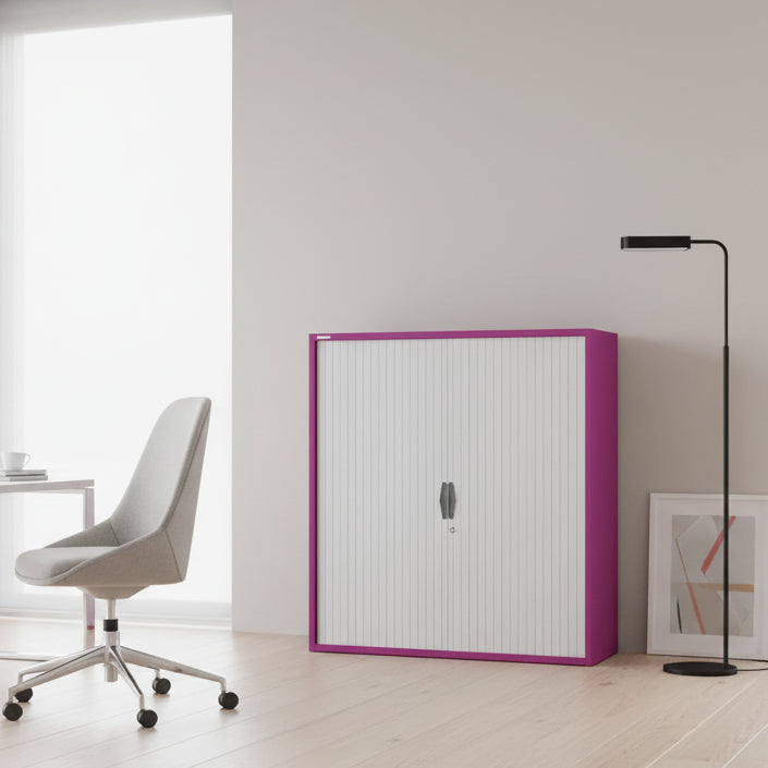 Silverline Freedom Side Opening Tambour 115cm High FR35OWT- 1 Office Furniture