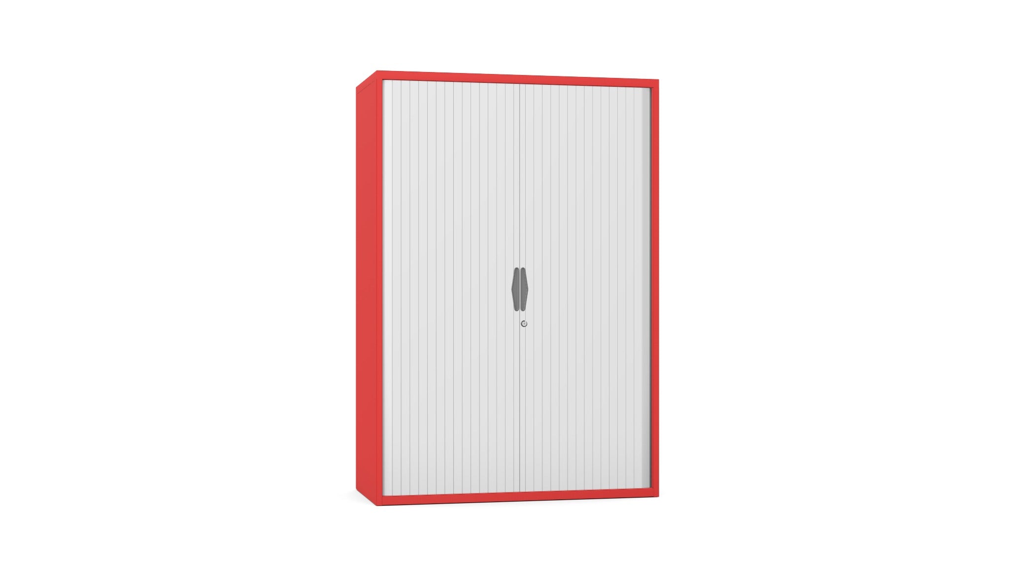 Silverline Freedom Side Opening Tambour 131cm High FR40OWT- 3 Office Furniture