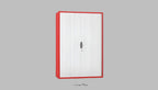 Silverline Freedom Side Opening Tambour 131cm High FR40OWT-Choose Internals 3 Office Furniture and Home Remote Working